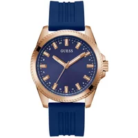 Guess Herren Armbanduhr Champ 44 mm blau