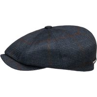 Hatteras Cashmere Check Flatcap by Stetson