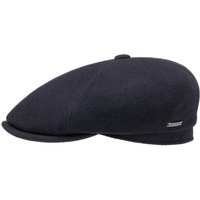 Reid 6 Panel Flatcap by Stetson