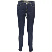 Blaue Skinny Jeans aus Baumwolle mit Logo Guess