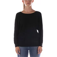 Adele Schwarzer Pullover Mit Fledermausärmeln Guess