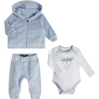 Blauer Synthetikstoff Home Set Guess