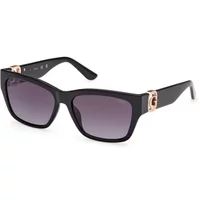 Quadratische Sonnenbrille mit Strass-Logo-Detail Guess