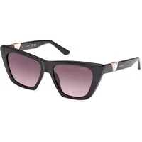 Stilvolle Cat-Eye Sonnenbrille mit Steinen Guess