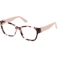 Quadratische Brille mit Iconic Logo und Strass-Details Guess