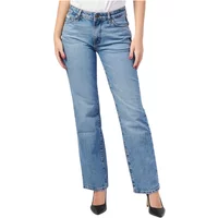 Blaue Straight Leg Denim Jeans Guess