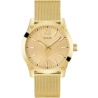 Guess Herren Armbanduhr Crescent gold 44 mm Gw0629G2 Guess