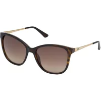 Havana Gold Sonnenbrille Braun Getönt Guess