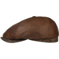 Brooklin Leder Flatcap by Stetson