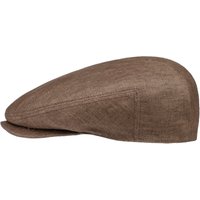 Woodfield Linen Flatcap by Stetson