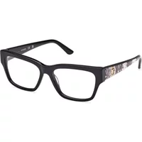 Rechteckige Modische Brille mit Tiermuster Guess