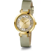 Guess Damen Goldfarbene Uhr Crystal clear Gw0535L4 Guess