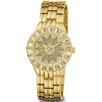 Guess Damen Armbanduhr Firework Kristallsteine gold 34 mm Gw0602L2 Guess