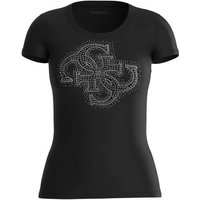 Guess T-Shirt Damen T-Shirt 4G LOGO Slim Fit (1-tlg)