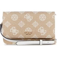 Loralee Mini Crossbody Tasche Beige Weiß Guess