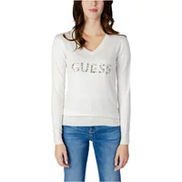 V-Neck Embellished Sweater Guess