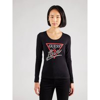 Guess Langarmshirt (1-tlg) Ziersteine