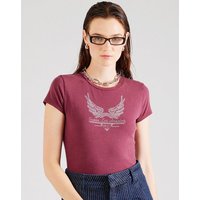 Guess T-Shirt (1-tlg) Ziersteine