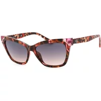 Rosa Resin Sonnenbrille für Frauen Guess