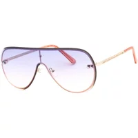 Goldene Metallsonnenbrille für Frauen Guess