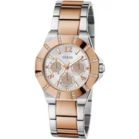 Guess Damen Armbanduhr Sunray Multifunktion rosegold