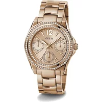 Guess Damen Multifunkion Armbanduhr Ritzy roségold 36 mm Gw0685L3 Guess