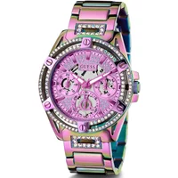 Guess Damen Multifunkion Armbanduhr Queen mehrfarbig 40 mm Gw0464L4 Guess