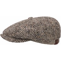 Hatteras Herringbone Flatcap by Stetson