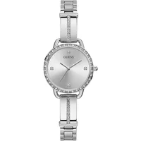 Guess Damen Armbanduhr Bellini silber 30 mm Gw0022L1 Guess