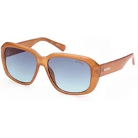 Stilvolle Orange Sonnenbrille für Frauen Guess