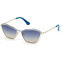 Goldene Metallsonnenbrille für Frauen Guess