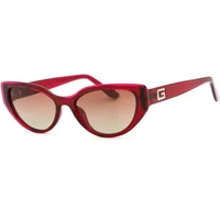 Rote Plastiksonnenbrille für Frauen Guess