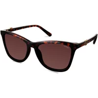 Braune Resin Sonnenbrille für Frauen Guess