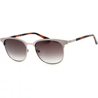 Stilvolle Graue Metallsonnenbrille für Frauen Guess