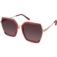 Rote Metall Damen Sonnenbrille Guess