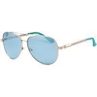 Goldene Metallsonnenbrille für Frauen Guess