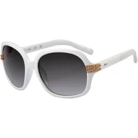 Weiße Resin Sonnenbrille für Frauen Guess