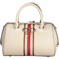 Beige Schultertasche mit Verstellbarem Riemen Guess