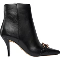 Schwarze Lederstiefel für Damen Guess