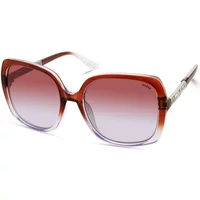 Schwarze Damen-Sonnenbrille aus Harz Guess