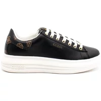 Saubere Linien Leder Sneakers Guess