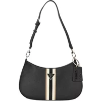 Schwarze Schultertasche Elegant und Funktional Guess