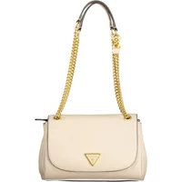 Beige Kettenschultertasche Cosette Guess