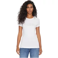 Fantasy Logo T-Shirt - Stretch Baumwolle Guess