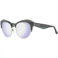 Schwarze Acetat-Sonnenbrille für Frauen Guess