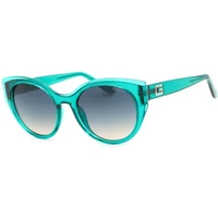 Grüne Kunststoff-Sonnenbrille für Frauen Guess