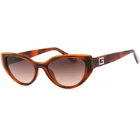 Braune Kunststoff-Sonnenbrille für Frauen Guess