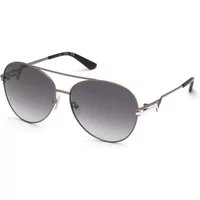 Stilvolle Graue Metallsonnenbrille Guess