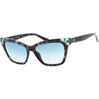 Blaue Plastiksonnenbrille für Frauen Guess