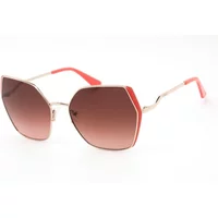 Goldene Metallsonnenbrille für Frauen Guess